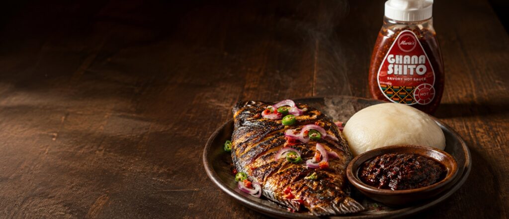 Banku & grilled tilapia
