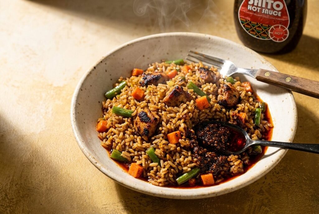 Fried rice & shito