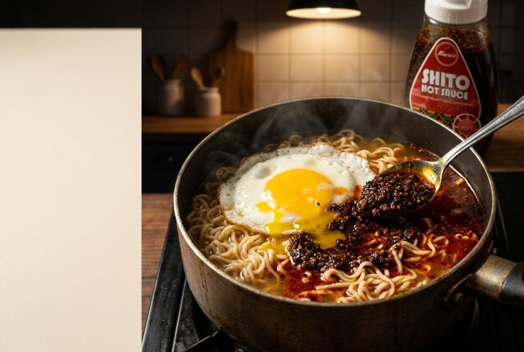 Shito noodles, 8 minutes